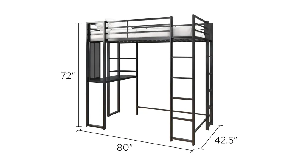 Abode Twin Loft Bed Dimensions