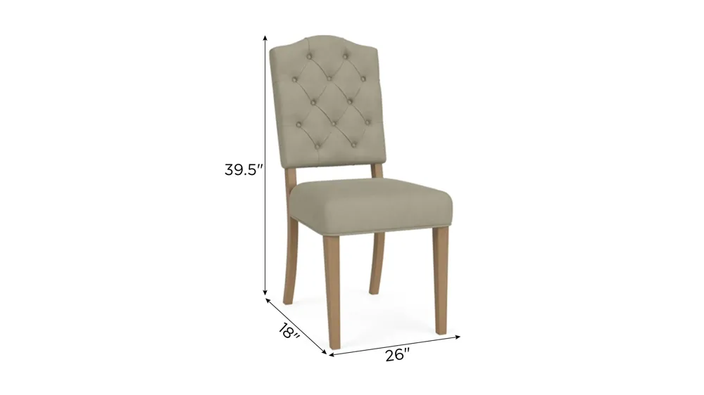Aberdeen Chair- Set of 2 Dimensions