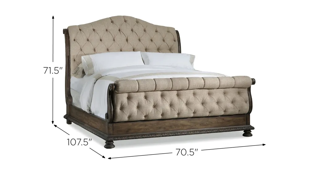 Rhapsody Tufted Bed Dimensions