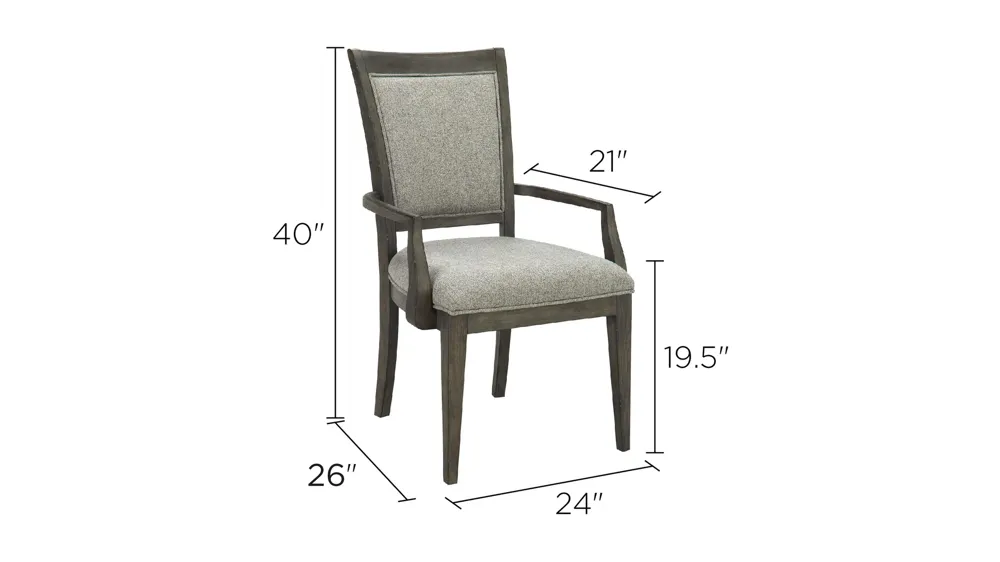 Ashford Dining Armchair Dimensions
