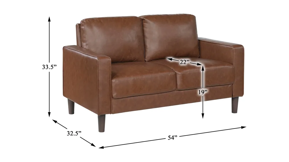 Hinsall Loveseat Dimensions