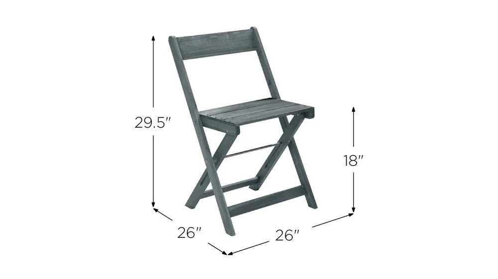 Rockport Nantucket 3-pc. Bistro Set Dimensions