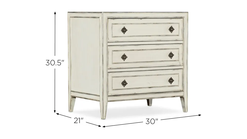 Sanctuary Anastasie Nightstand Dimensions