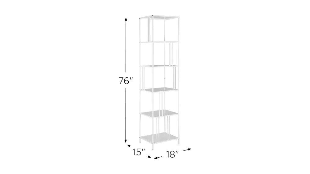 Lee 18" Wide Bookcase Dimensions