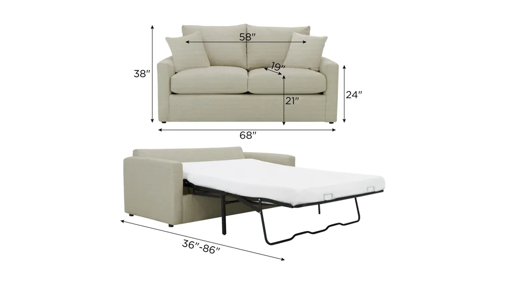 Penny Full Sleeper Dimensions
