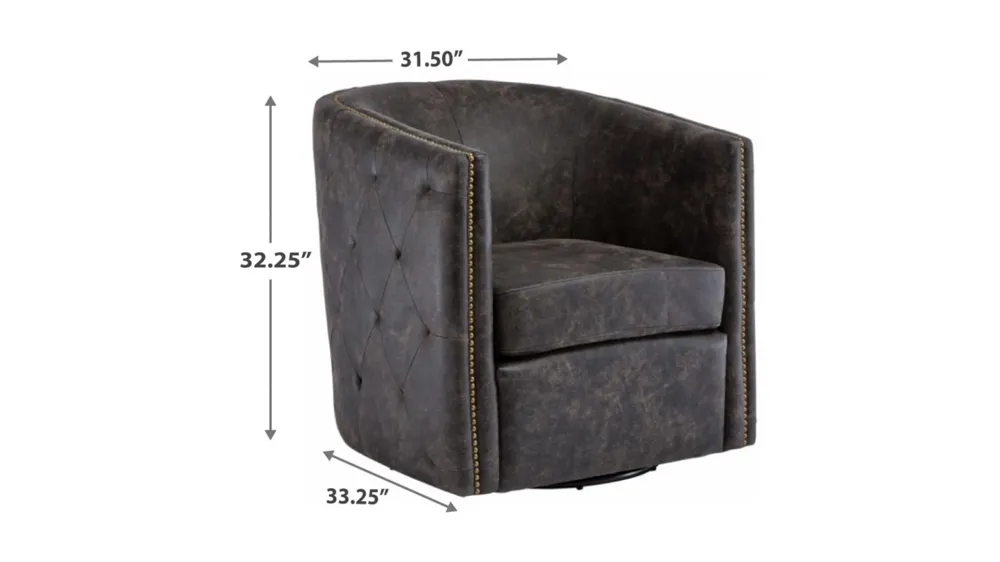 Brentlow Swivel Chair Dimensions