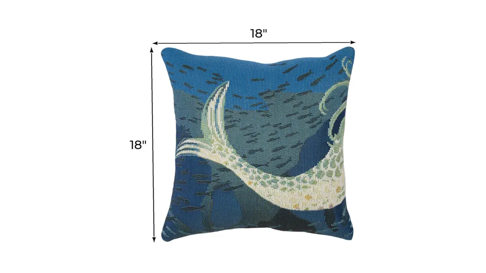 Marina Mermaids Are Real Accent Pillow Dimensions