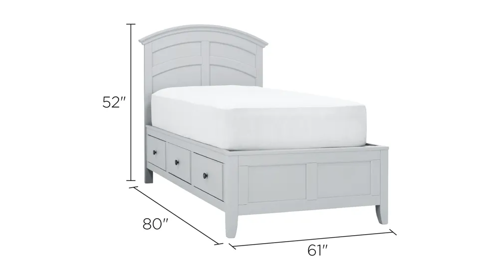 Kylie Youth Storage Bed Dimensions