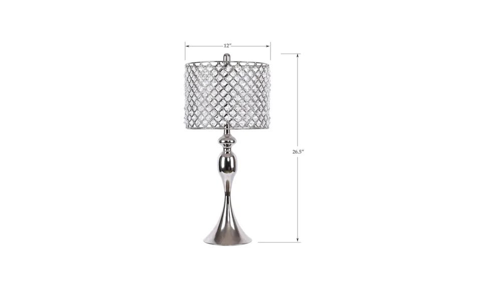 Ashland Table Lamp - Set of 2 Dimensions