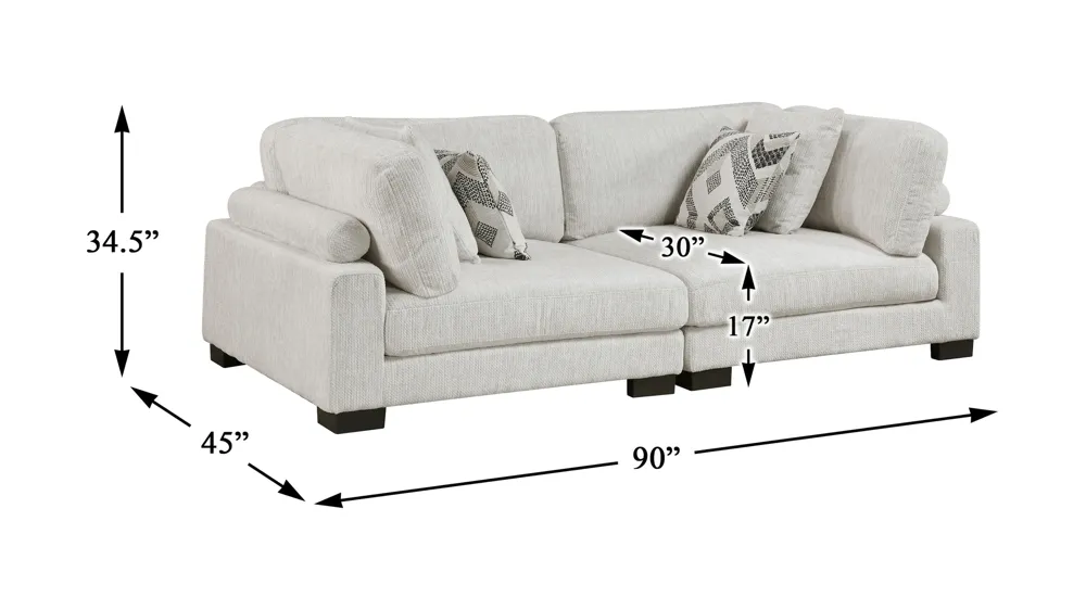 Howerton Loveseat Dimensions