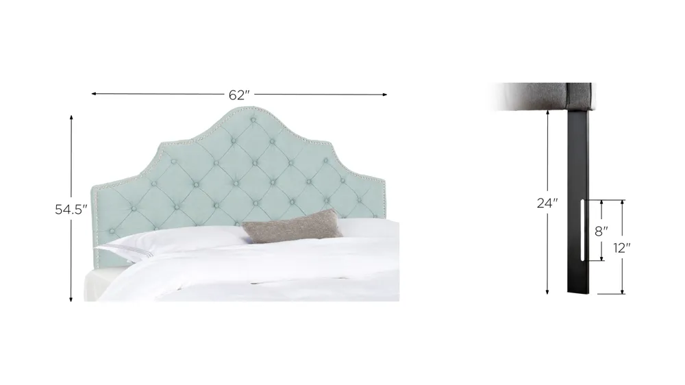 Arebelle Upholstered Headboard Dimensions