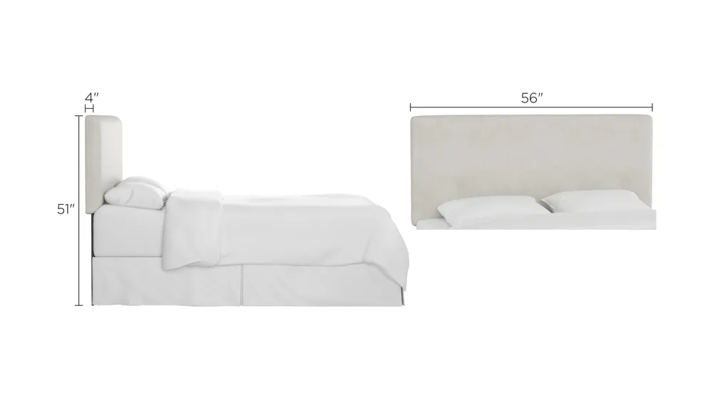 Valerie Headboard Dimensions