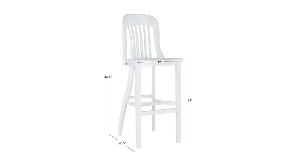 Maylen Bar Stool - Set Of Two Dimensions