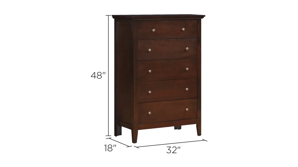 Hammond Bedroom Chest Dimensions
