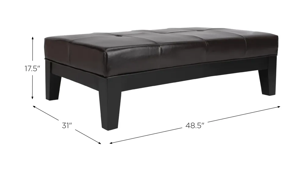 Mystic Cocktail Ottoman Dimensions