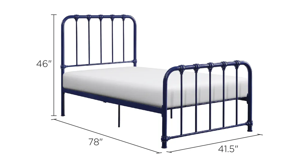Kimmy Metal Platform Bed Dimensions