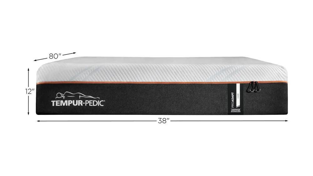 Tempur-Pedic TEMPUR-ProAdapt Firm Memory Foam Mattress Dimensions