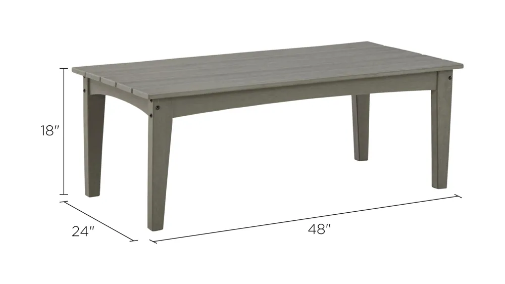Visola Outdoor Coffee Table Dimensions