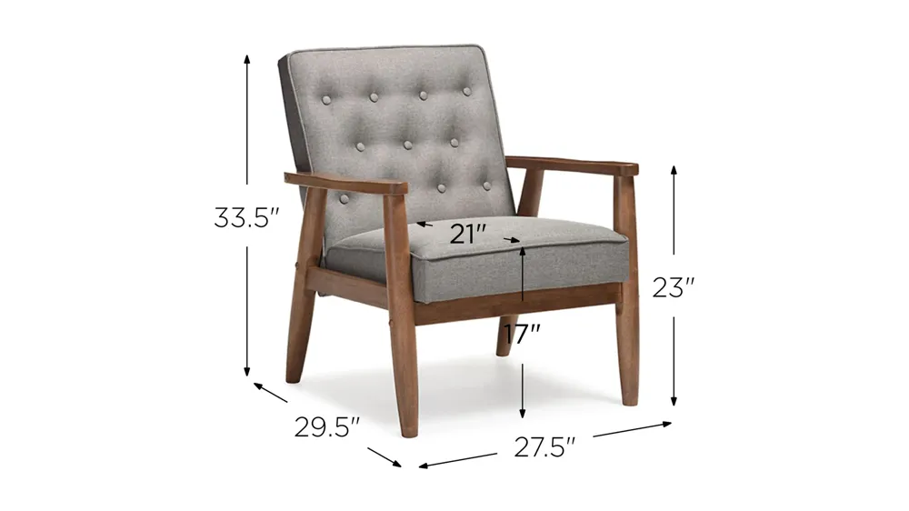 Sorrento Lounge Chair Dimensions