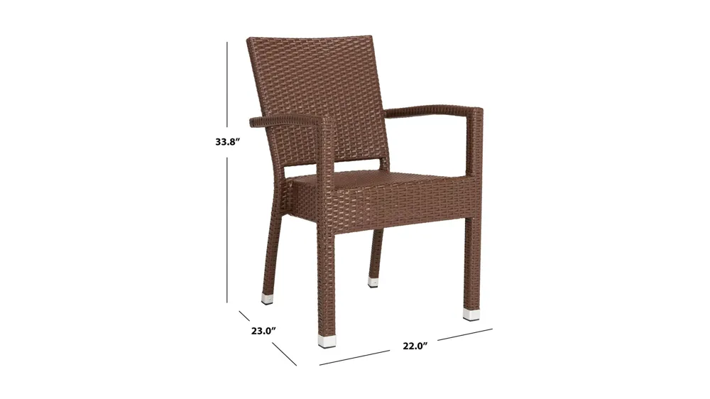 Ripley Stacking Arm Chair Dimensions