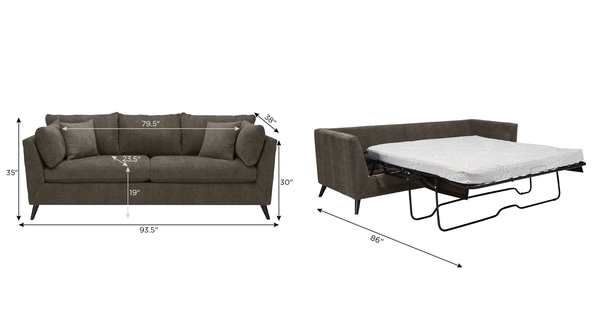 Caruso Queen Sleeper Sofa Raymour Flanigan