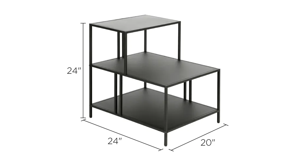 Kage Rectangular End Table Dimensions