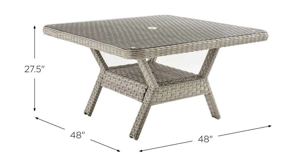 Mayfair Sectional Chat Table Dimensions