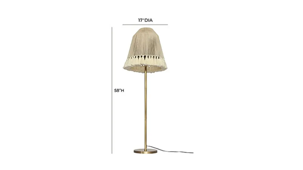 June Medium Floor Lamp Dimensions