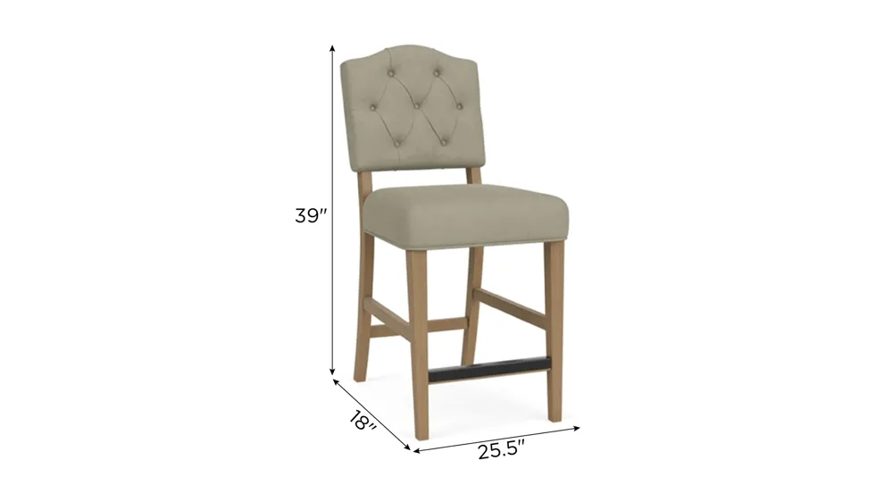 Aberdeen Stool- Set of 2 Dimensions