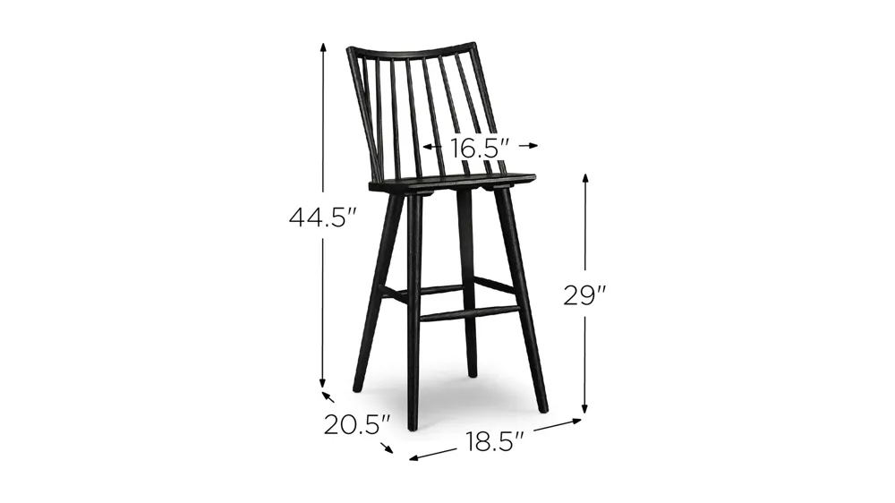 Lewis Windsor Bar Stool Dimensions