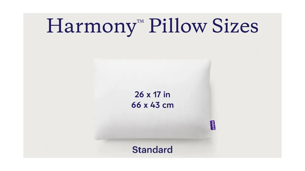 The Purple Harmony Pillow - Standard Dimensions