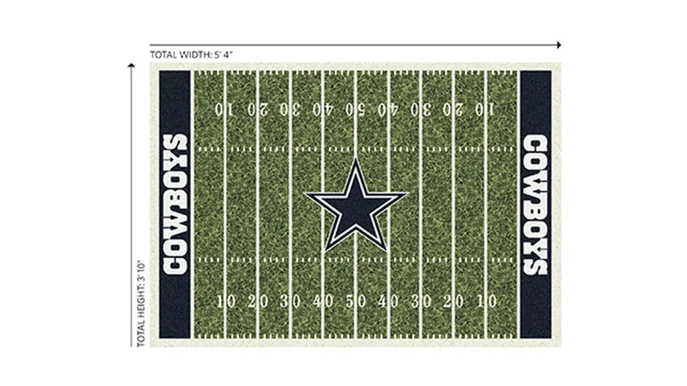 NFL Homefield Rug Dimensions