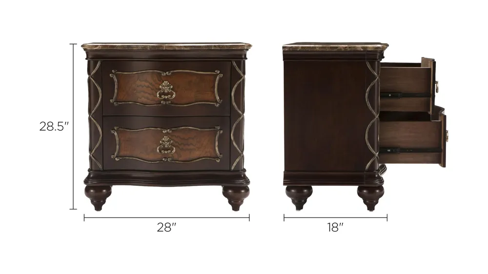 Palazzo Nightstand Dimensions