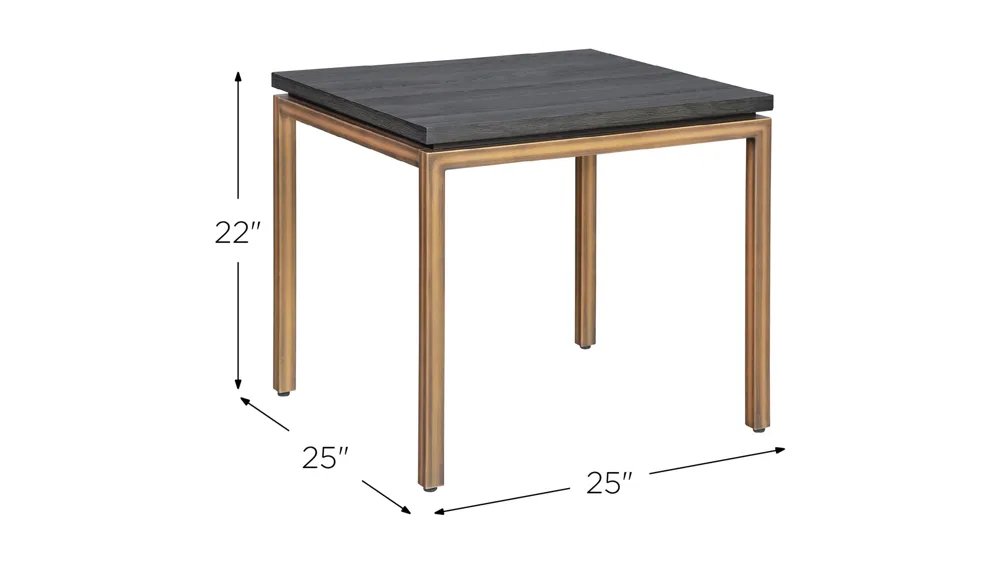 Lucius End Table Dimensions