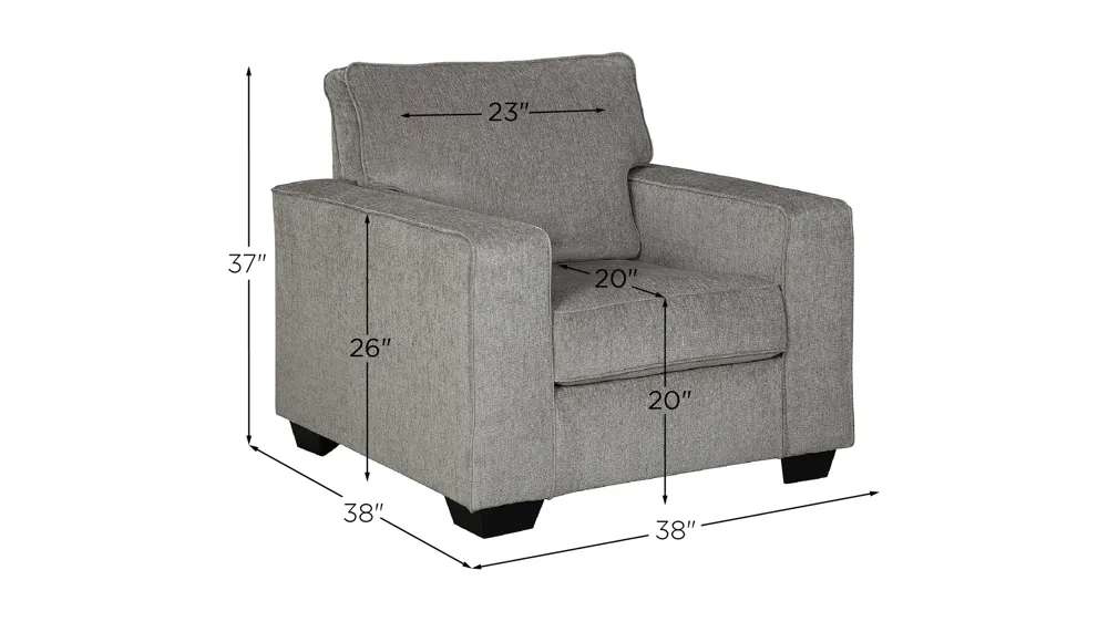 Adelson Chenille Chair Dimensions