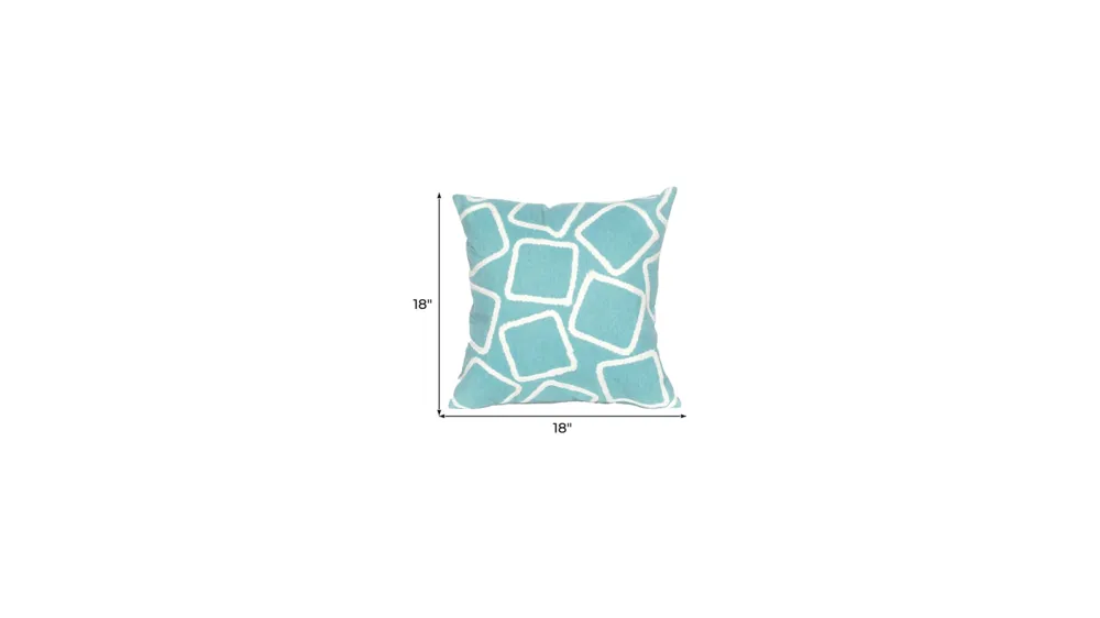 Liora Manne Visions I Squares Pillow Set - 2-pc. Dimensions
