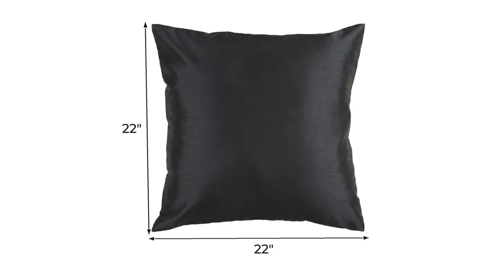 Solid Luxe 22" Throw Pillow Dimensions