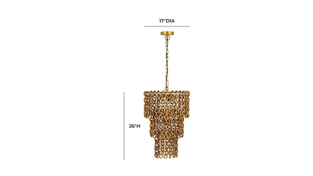 Nirsa 3-Tier Chandelier Dimensions