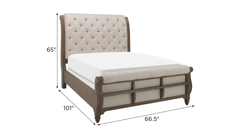Coventry Sleigh Bed Dimensions