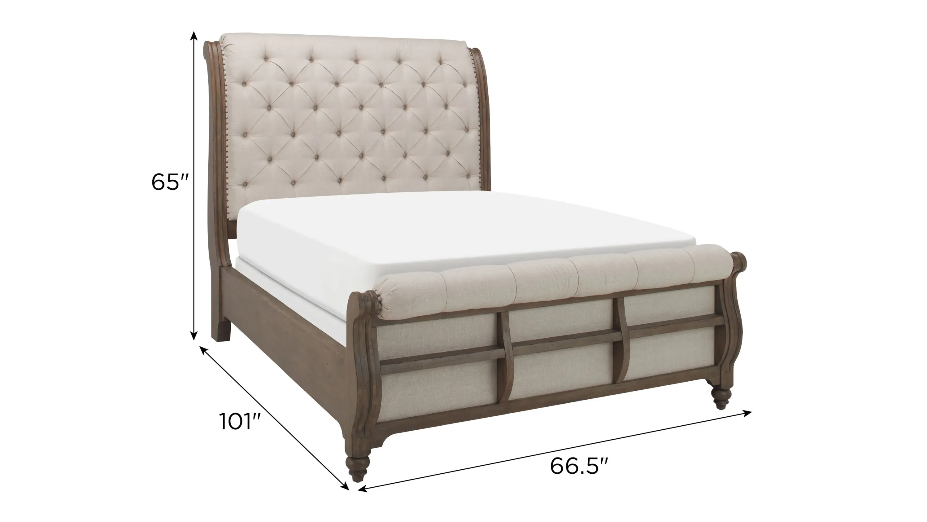 Coventry Sleigh Bed
