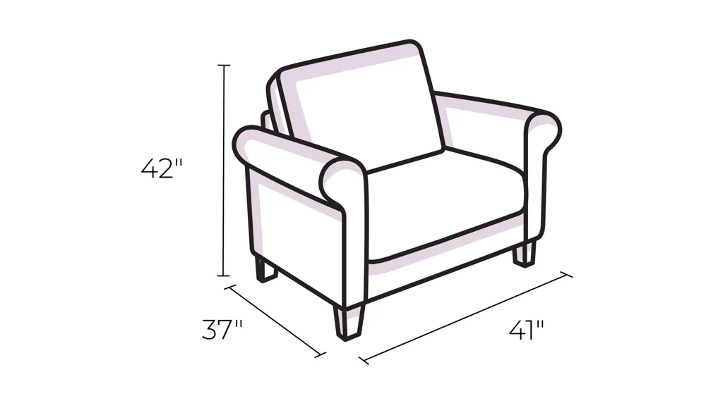 Hamrick Club Chair Dimensions