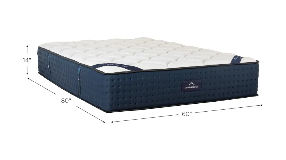 DreamCloud Firm Hybrid Mattress Dimensions