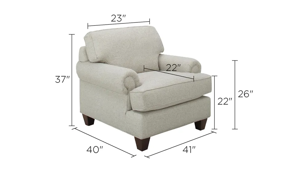 Charlotte Suite Chair Dimensions