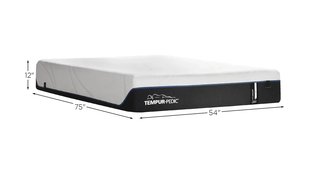 Tempur-Pedic TEMPUR-ProAdapt Soft Memory Foam Mattress Dimensions