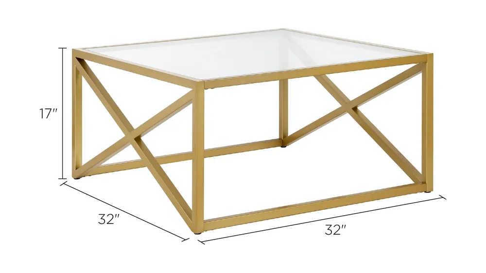 Sarmento Square Coffee Table Dimensions