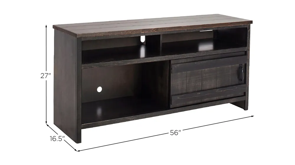 Berman 56" TV Console Dimensions
