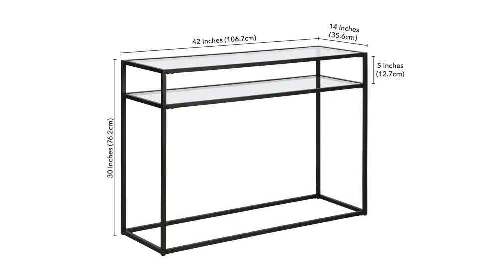 Ainsley Console Table Dimensions