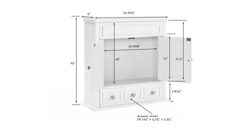 Lydia Wall Cabinet Dimensions