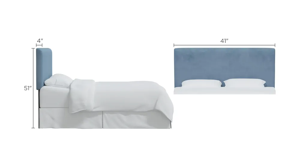 Valerie Headboard Dimensions