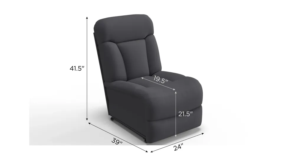 Connell Armless Chair Dimensions